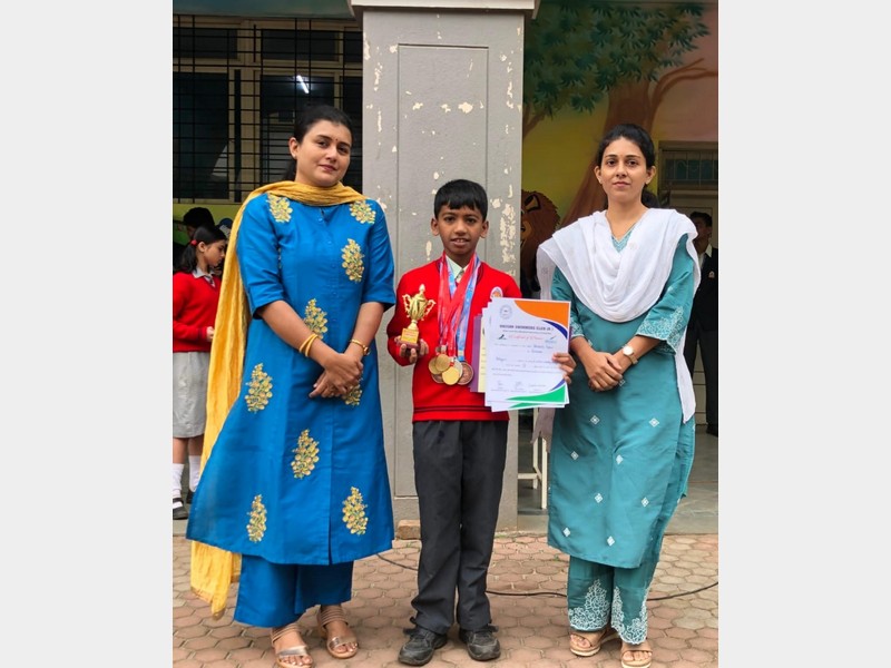 We are thrilled to announce that Shridatta Pujari from 6A class has made us proud by winning several places in a recent swimming competition!