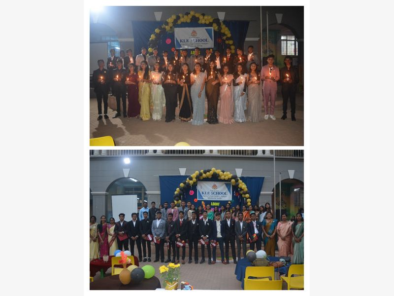 KLE School hosted the farewell ceremony for the batch 2023-24