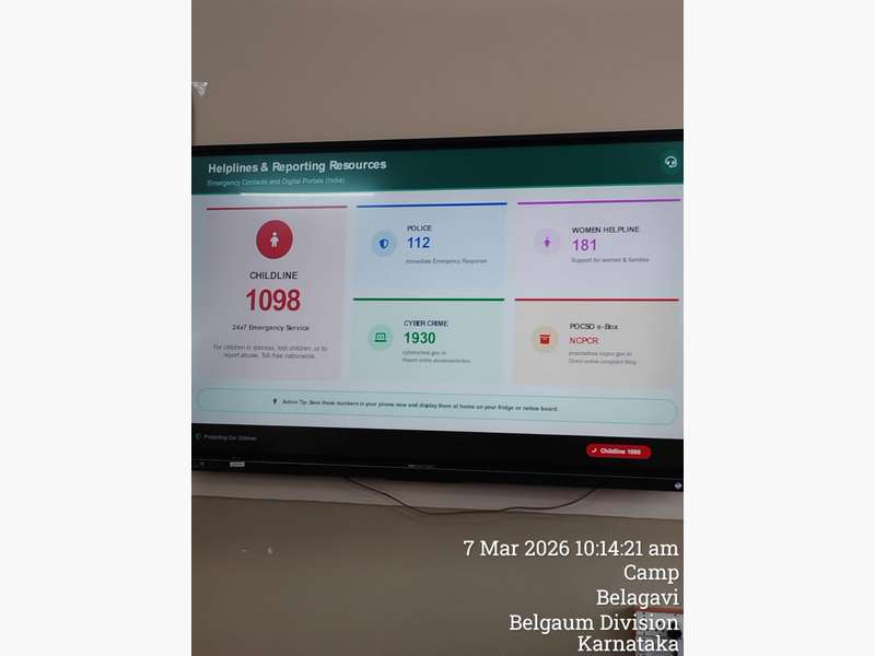 KLE School Organises Awareness Workshop on Child Safety and Protection