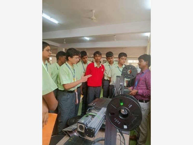 KLE School Lingaraj College Campus Visit to AICTE IDEA Labs and ATAL Incubation Centres (AICs)-reg on 9th June 2025
